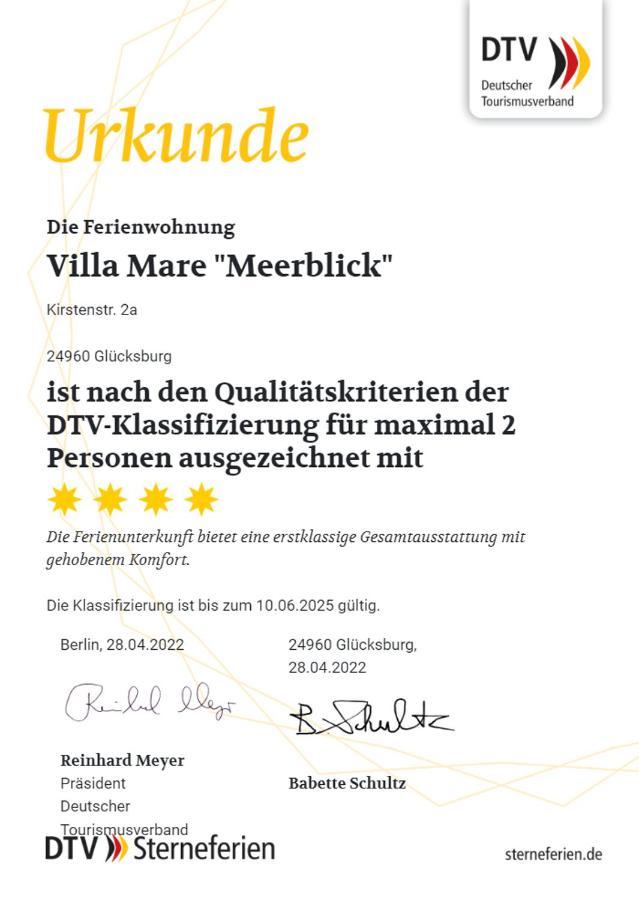 Villa Mare Meerblick 글룩스부르크 외부 사진